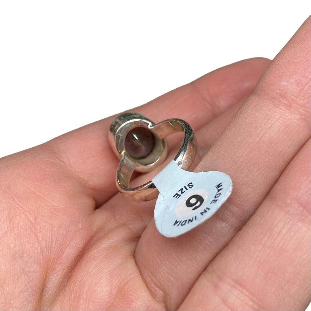 Hand Crafted Amethyst Silver Ring - image 6